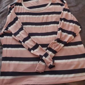 Striped long sleeve shirt
